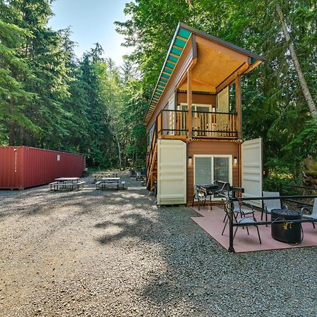 Unique Container Studio With Deck And Fire Pit! Buckley エクステリア 写真
